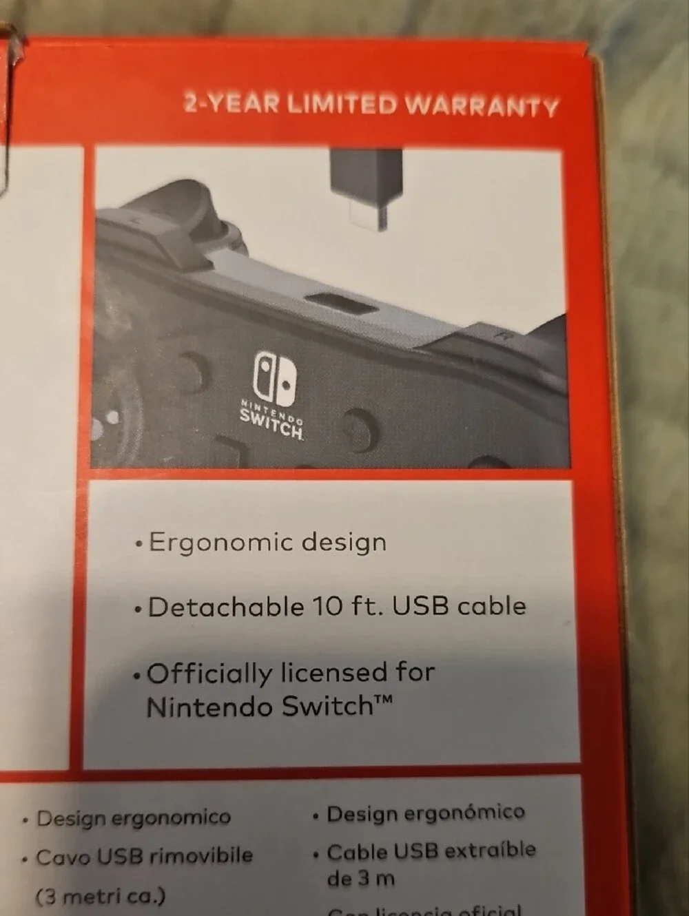 Nintendo wired controller